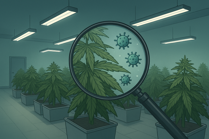 Modeling Total Yeast and Mold Load in Indoor Cannabis Flower Rooms