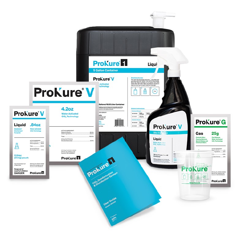 Crop Success Starts with Sanitation, ProKure G, ProKure V, Chlorine Dioxide, ClO2, Gas, Spray, disinfection