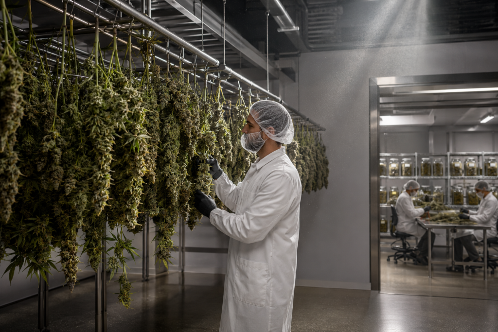 Cannabis After Harvest: The Ecology of Drying, Trimming, Curing and Storage